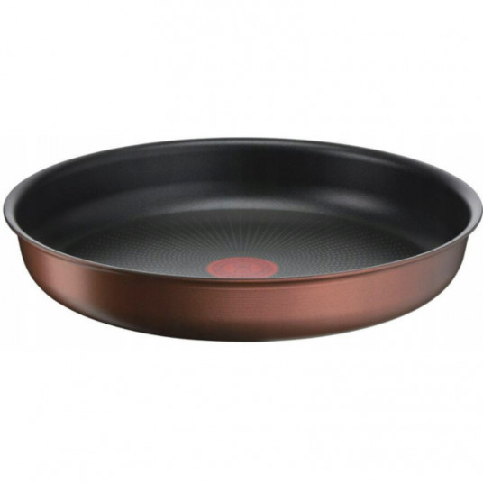 Panna TEFAL L7600653 Ingenio Eco Respect Frying, Diametrs 28 cm, Piemērota indukcijas plīts virsmai, Noņemams rokturis, Varš