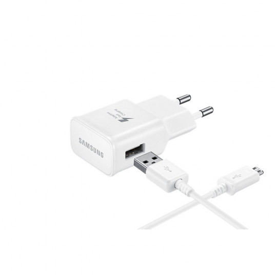 Samsung Adaptive Fast Charge MicroUSB Travel Adapter TA20EWEU White