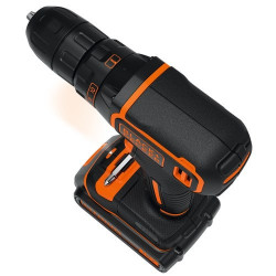 Black&Decker Wiertarko-wkrętarka akumulatora BDCDC18BAFC-QW