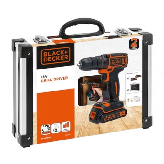 Black&Decker Wiertarko-wkrętarka akumulatora BDCDC18BAFC-QW