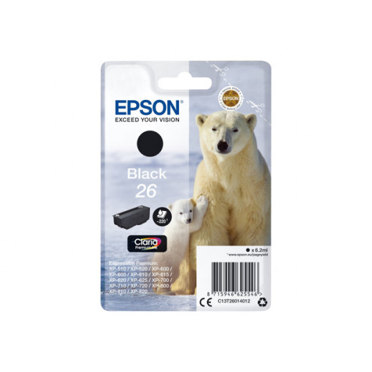 EPSON POLAR BEAR 26 BLACK SINGLE