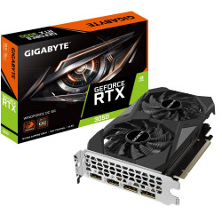 "RTX 3050 6GB Gigabyte Windforce OC GDDR6"