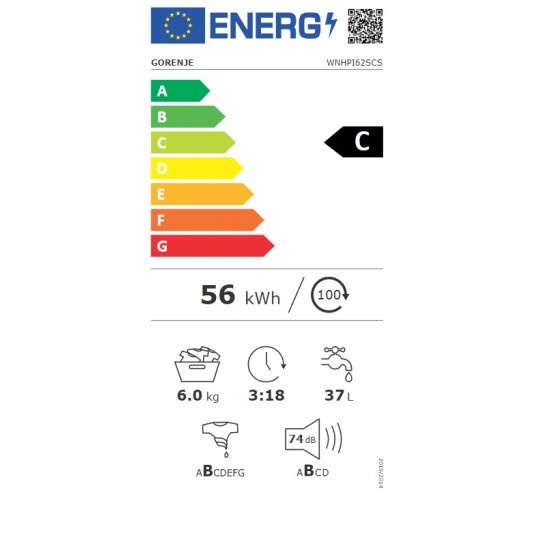 Veļas mašīna GORENJE WNHPI62SCS