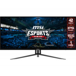 LCD monitors|MSI|MAG401QR|40"|Gaming/21 : 9|Panelis IPS|3440x1440|21:9|155 Hz|Matte|1 ms|Tilt|Color Black|MAG401QR