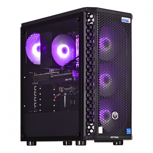 Actina 5901443387879 PC AMD Ryzen™ 7 5700X3D 32 GB DDR4-SDRAM 1 TB SSD NVIDIA GeForce RTX 4060 Ti "Midi Tower" melns