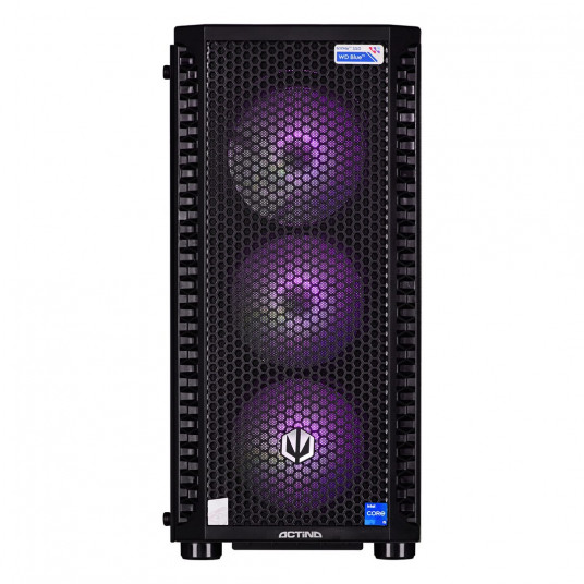 Actina 5901443387879 PC AMD Ryzen™ 7 5700X3D 32 GB DDR4-SDRAM 1 TB SSD NVIDIA GeForce RTX 4060 Ti "Midi Tower" melns