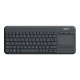 LOGI K400 Plus Touch Keyboard melna (Latvija)