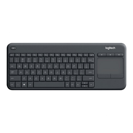 LOGI K400 Plus Touch Keyboard melna (Latvija)