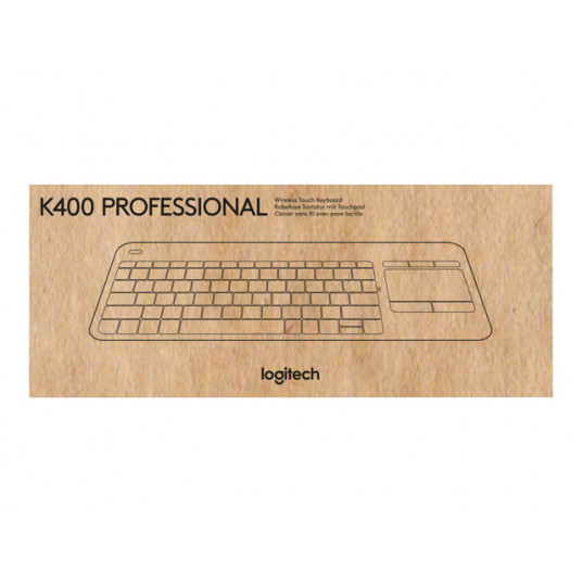 LOGI K400 Plus Touch Keyboard melna (Latvija)