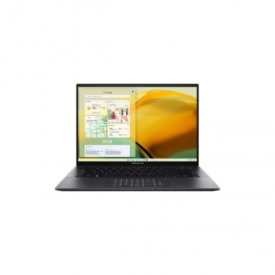 Piezīmjdators|ASUS|ZenBook Series|UM3402YA-KM774W|CPU Ryzen 5|7430U|2300 MHz|14"|2880x1800|RAM 16GB|LPDDR4x|SSD 512GB|AMD Radeon Graphics|Windows1 Integrēts microSDNu Lasītājs|LV| |Melns|1,35 kg|90NB0W95-M01D90