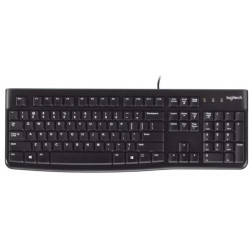 "Logitech K120 USB melns QWERTY US"
