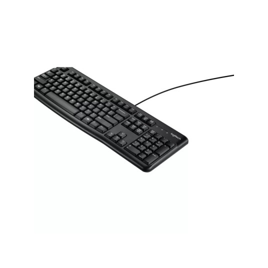 "Logitech K120 USB melns QWERTY US"