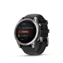 Viedais pulkstenis Garmin Fenix E 47mm Stainless Steel/Black 010-03025-00