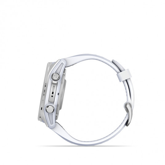 Viedais pulkstenis Garmin Fenix 8 AMOLED 43mm Silver/Whitestone 010-02903-00