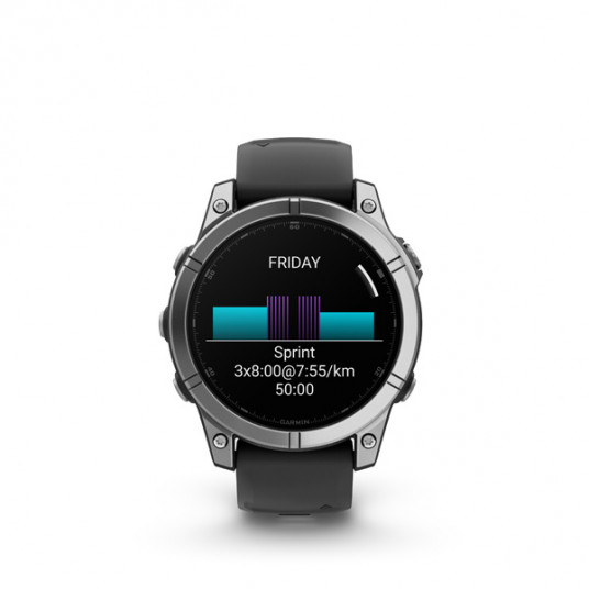 Viedais pulkstenis Garmin Fenix E 47mm Slate Gray Steel/Black 010-03025-01