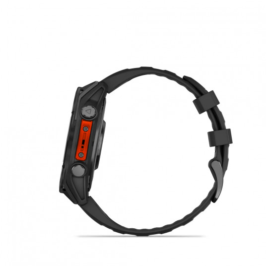 Viedais pulkstenis Garmin Fenix 8 AMOLED 47mm Slate Gray Steel/Black Band 010-02904-00