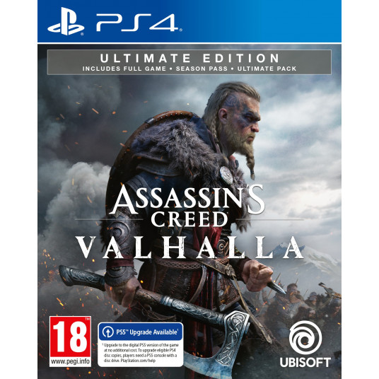 Assassin's Creed Valhalla Ultimate Edition + Pre-Order Bonus PS4