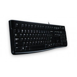 Logitech K120 oem USB melns