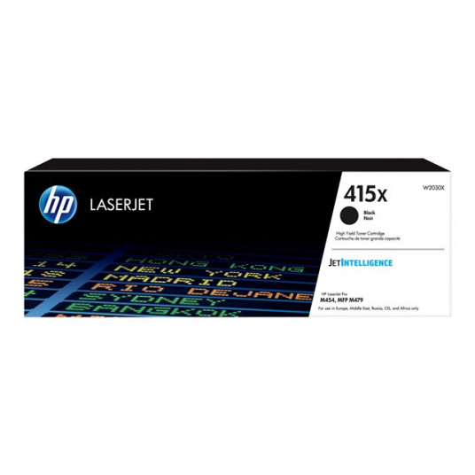 HP 415X melnais toneris