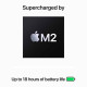 Dators Apple MacBook Air 15,3" Apple M2 8C, RAM 16GB, SSD 256GB, Mac OS, Midnight MQKW3ZE/A/R1