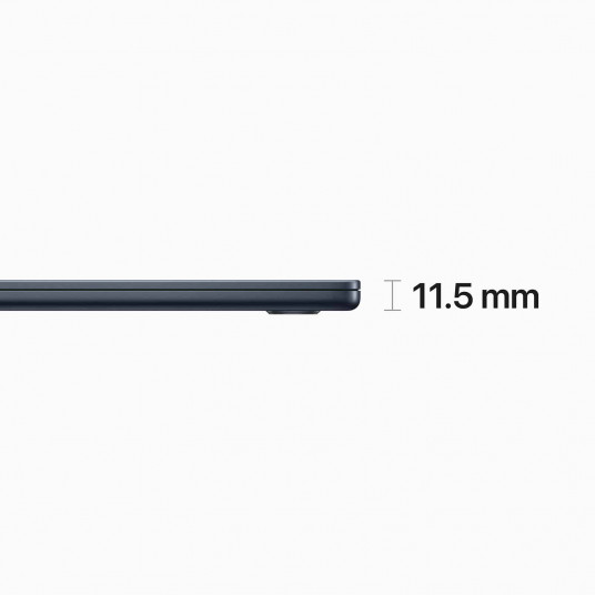 Dators Apple MacBook Air 15,3" Apple M2 8C, RAM 16GB, SSD 256GB, Mac OS, Midnight MQKW3ZE/A/R1