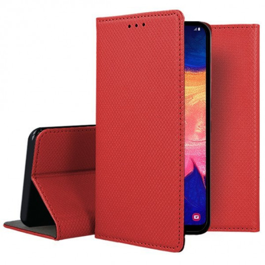 Mocco Smart Magnet Book Case For Samsung Galaxy A2 Core Red