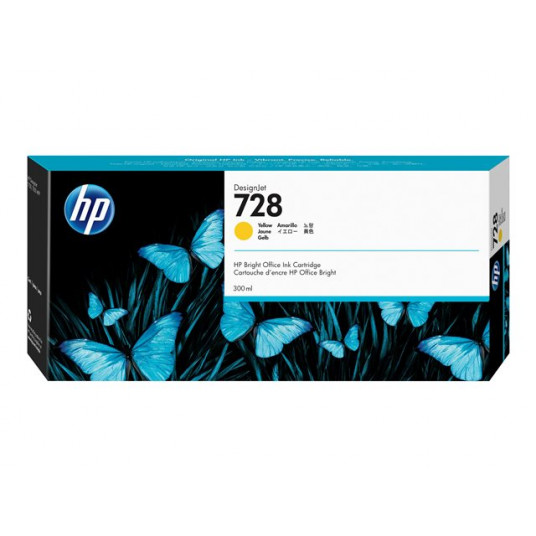 HP Nr. 728 dzeltenais 300 ml