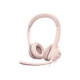 Austiņas Logitech H390 Pink