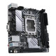 Asus PRIME H610I-PLUS D4-CSM Procesoru saime Intel, Procesora ligzda LGA1700, DDR4 DIMM, Atmiņas sloti 2, Atbalstītie cietā diska saskarnes SATA, M.2, SATA savienotāju skaits 4, Chipset Intel H610, Mini ITX