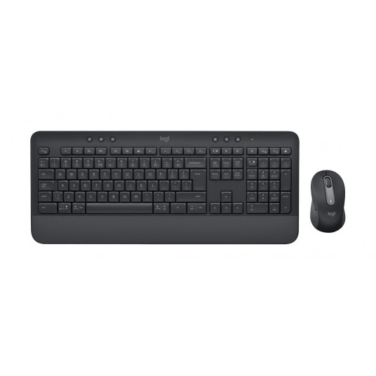 Logitech MK650 Advanced — Tastatur-und-Maus-Set — kabellos — 2,4 GHz — QWERTZ — Deutsch Graphite