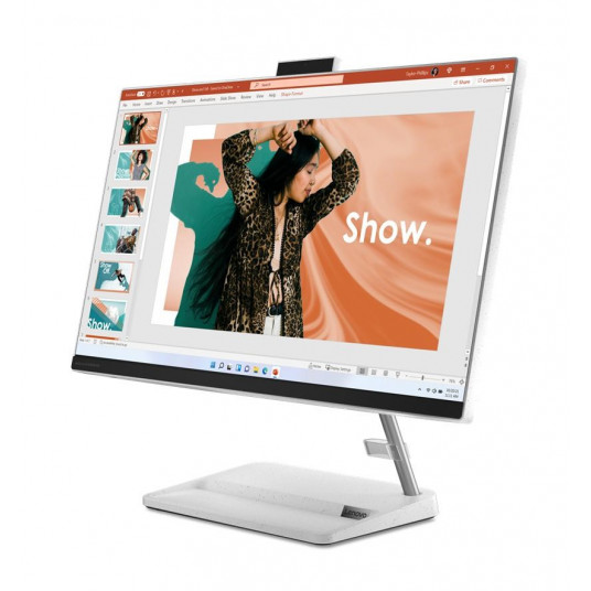 Lenovo IdeaCentre AIO 3 24IAP7 i5-13420H 23,8" FHD IPS 250nits AG 16GB DDR4 3200 SSD512 Integrēta Intel UHD grafikas NoOS White