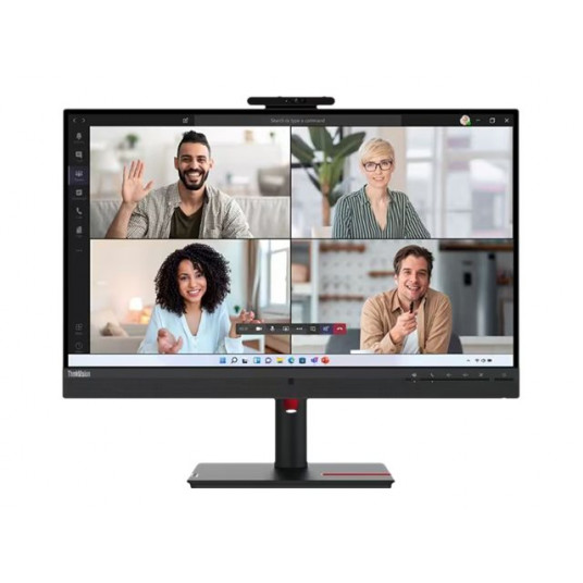 THINKVISION T27HV-30/ 27" QHD/ 2560X1440/ ANTI-GLARE /16:9/ IR+RGB KAMERA/ INTEGRĒTS MIKROFONS/ ATBALSTA VESA MOUNT/ USB/ HDMI/ RJ45/ 3 GADU GARANTIJA