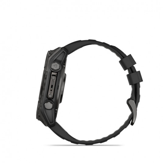 Viedais pulkstenis Garmin Fenix 8 AMOLED Sapphire 51mm Carbon Grey DLC Titanium/Black Pebble Grey 010-02905-21