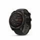 Viedais pulkstenis Garmin Fenix 8 Solar Sapphire 47mm Carbon Grey DLC Titanium/Black Pebble Gray 010-02906-11