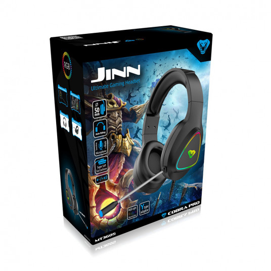 Austiņas Media-Tech Cobra Pro Jinn Black