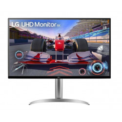 LCD monitors|LG|31,5 collas |Panelis VA|3840x2160|3840x2160|16:9|144 Hz|Matēts|5 ms|Klausītāji|Pivot|Regulējams augstums|Nosvēršanās|Krāsa melna / balta|32UQ750P-W