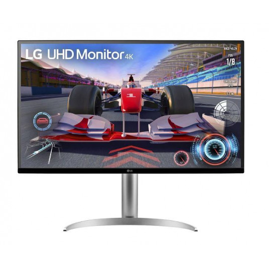 LCD monitors|LG|31,5 collas |Panelis VA|3840x2160|3840x2160|16:9|144 Hz|Matēts|5 ms|Klausītāji|Pivot|Regulējams augstums|Nosvēršanās|Krāsa melna / balta|32UQ750P-W