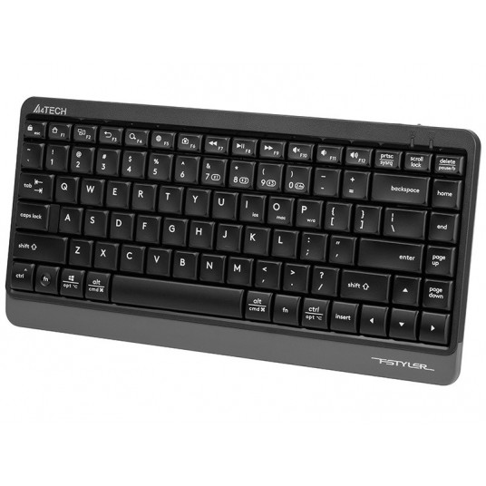 Tastatūra A4TECH FSTYLER FBK11 2.4GHz+BT Melns un pelēks A4TKLA47124