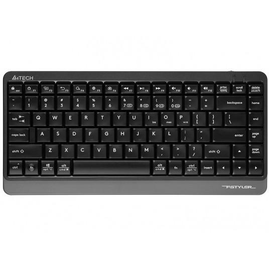 Tastatūra A4TECH FSTYLER FBK11 2.4GHz+BT Melns un pelēks A4TKLA47124