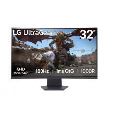 LG 32GS60QC-B | 32 " | VA | QHD | 16:9 | 180 Hz | 1 ms | 2560 x 1440 pikseļi | 300 cd/m² | HDMI pieslēgvietu skaits 2