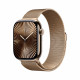 Viedpulkstenis Apple Watch Series 10 GPS + Cellular 46mm Gold Titanium Case with Gold Milanese Loop - S/M