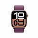 Viedpulkstenis Apple Watch Series 10 GPS 42mm Rose Gold Aluminium Case with Plum Sport Loop