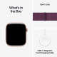 Viedpulkstenis Apple Watch Series 10 GPS 42mm Rose Gold Aluminium Case with Plum Sport Loop