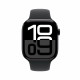 Viedpulkstenis Apple Watch Series 10 GPS 46mm Jet Black Aluminium Case with Black Sport Band - S/M