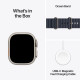 Viedpulkstenis Apple Watch Ultra 2 GPS + Cellular 49mm Natural Titanium Case with Navy Ocean Band