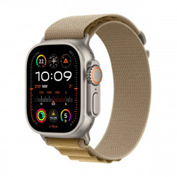 Viedpulkstenis Apple Watch Ultra 2 GPS + Cellular 49mm Natural Titanium Case with Tan Alpine Loop - Small