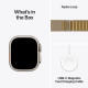 Viedpulkstenis Apple Watch Ultra 2 GPS + Cellular 49mm Natural Titanium Case with Tan Alpine Loop - Small