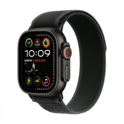 Viedpulkstenis Apple Watch Ultra 2 GPS + Cellular 49mm Black Titanium Case with Black Trail Loop - M/L