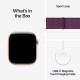 Viedpulkstenis Apple Watch Series 10 GPS 46mm Rose Gold Aluminium Case with Plum Sport Loop