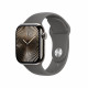 Viedpulkstenis Apple Watch Series 10 GPS + Cellular 42mm Natural Titanium Case with Stone Grey Sport Band - S/M